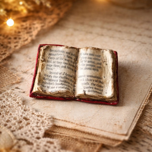 Broszka - stara książka