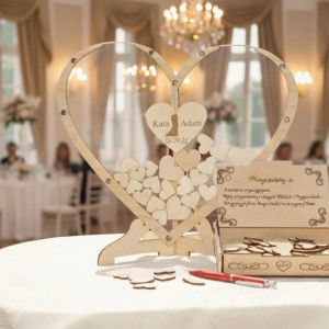 Księga gości , Księga chrzest w kszktalcie serca