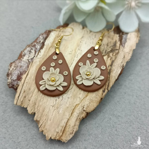 „YVETTE” kolczyki z glinki polimerowej