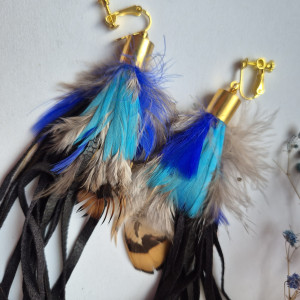 klipsy pióra szaleństwo