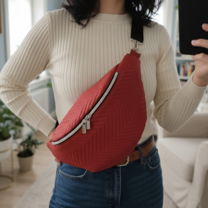 Duża nerka damska BORDEAUX Pracownia 25 NS05xxl-009