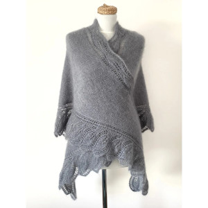 Szal Etola Moher Jedwab Handmade Oneki