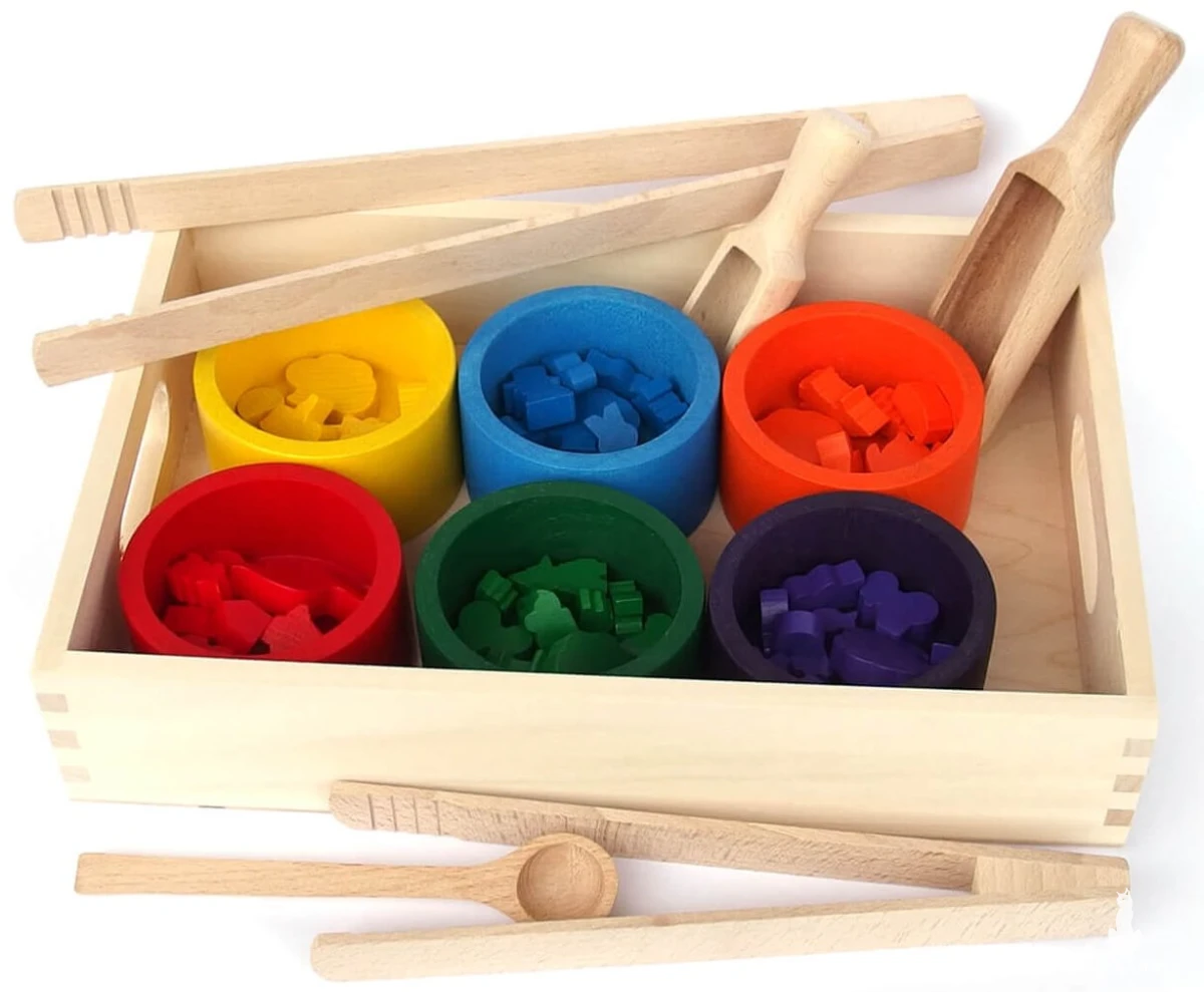 SORTER DREWNIANY MONTESSORI