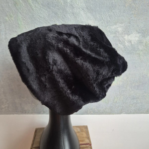 Futrzana  sztuczne futro czapka