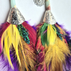 Kolczyki pióra  energetyczne