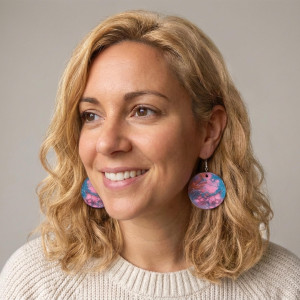 Kolczyki - minaturowe obrazy