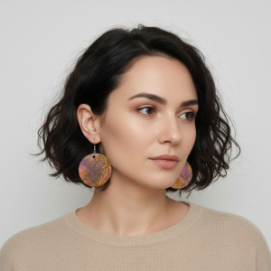 Kolczyki - minaturowe obrazy