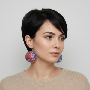 Kolczyki - minaturowe obrazy