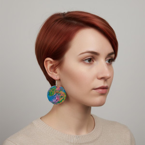 Kolczyki - minaturowe obrazy