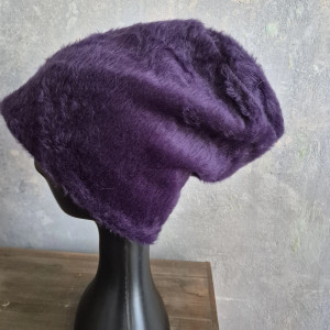 Futrzana  sztuczne futro czapka