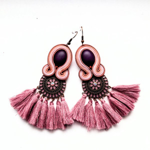 Purple kolczyki sutasz