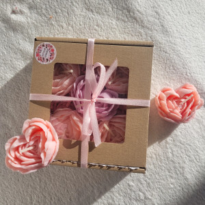 Uroczy zestaw upominkowy świec sojowych