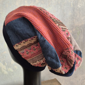 Czapka patchworkowa Smerfetka