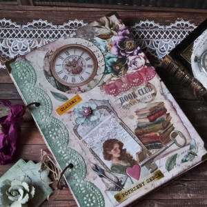 Romantyczny notes/ pamiętnik w stylu retro