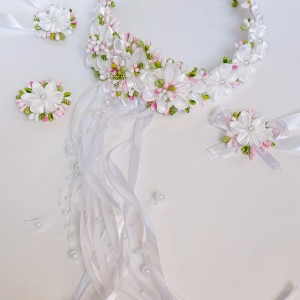 Wianek komunijny plus ozdoby