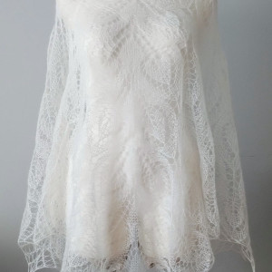 Chusta mgiełka w smietance