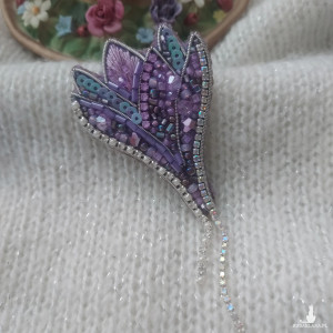 Wiosenna broszka KROKUS