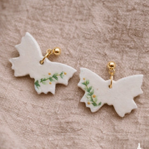 Motyle ze wzorem (wkrętki - stal chirurgiczna)