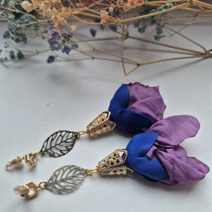 Kolczyki leciutkie duze kolorowe