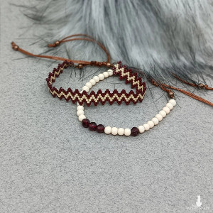 ZESTAW KORALIKOWYCH BRANSOLETEK JACKIE