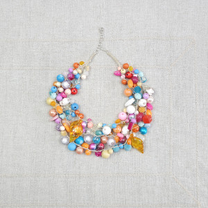 7017 Naszyjnik "Pastelowy Koktajl" – mix koralików