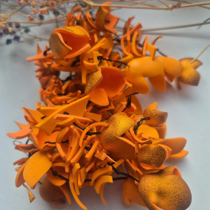 Kolczyki lekkie bujne kwiaty