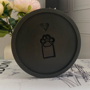 Mini okrągła podstawka na biżuterię I LOVE MY KITTY