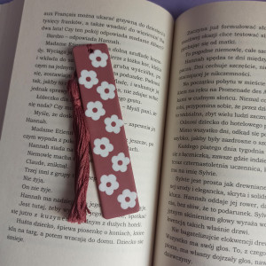 Zakładka do książki w kwiatki