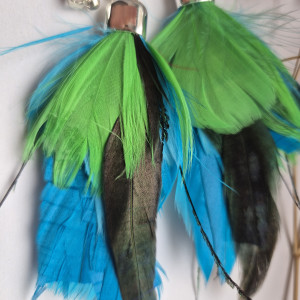 klipsy pióra szaleństwo