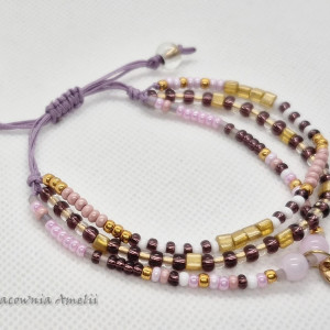 potrójna bransoletka sznurkowa