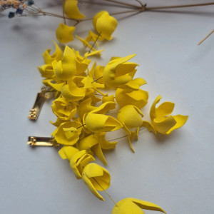 Kolczyki lekkie bujne kwiaty