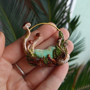 Naszyjnik runo lesne. Magiczny idealny dla leśnej wrózki lub elfa