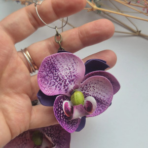 Kolczyki lekkie storczyki