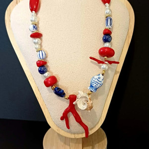 Naszyjnik "Ahoj " morskie klimaty