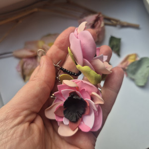 Kolczyki lekkie kwiaty