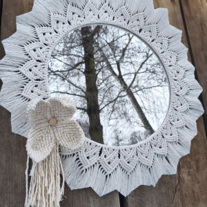 Mandala z lustrem „Złoty Promień ”