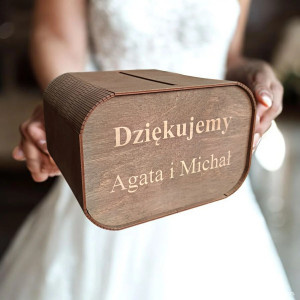 Skrzynka  na koprety ślubne