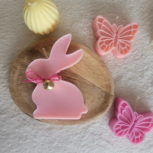 Zajączek wielkanocny - świeca sojowa