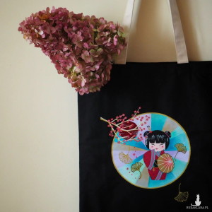 Płócienna torba na ramię KOKESHI