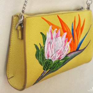 kolorowa torebka ręcznie malowana TROPICAL