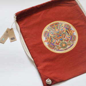 Plecak - worek ręcznie malowany wzór ETNO