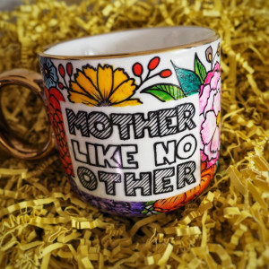 ręcznie malowany kubek dla mamy MOTHER