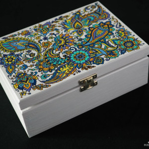 pudełko na herbatę, herbaciarka, szkatułka, organizer ORIENT