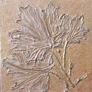 SZLACHETNY TRYPTYK - OBRAZ STRUKTURALNY Z TEKSTURĄ 3D