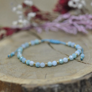 Bransoletka z kamieniem naturalnym - Amazonit