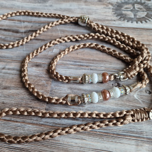 Smycz ringowa,  ringówka, wodzik, show leash