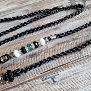 Smycz ringowa,  ringówka, wodzik, show leash