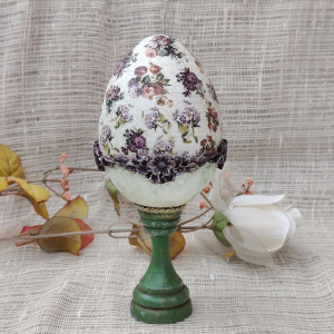 Pisanka dekoracyjna - Kwiatowy Ogród Vintage