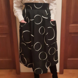Spódnica czarna midi handmade