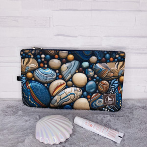 Kosmetyczka Handmade Płaska Podróżna Organizer | Polska | L